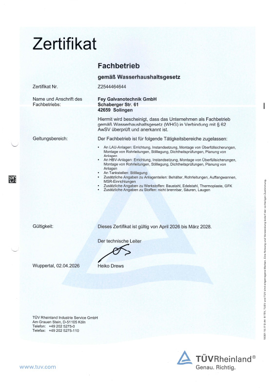 WHG-Zertifikat26